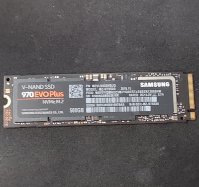 Samsung 970 EVO Plus 500GB NVMe M.2 Internal SSD 3500/3300 MZ-V7S500