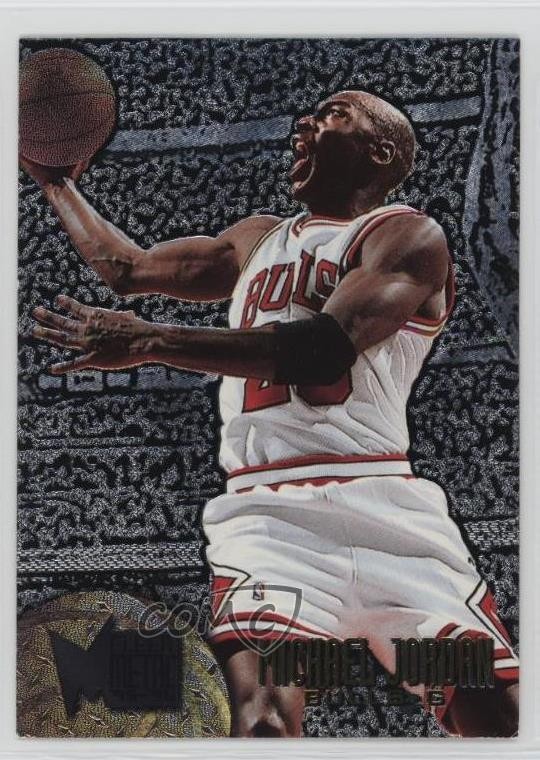 1995-96 Fleer Metal Silver Spotlight Michael Jordan #13 HOF m1k