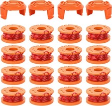 20 Pack WA0010 Replacement Spool for Worx Weed Eater String, Compatible with...