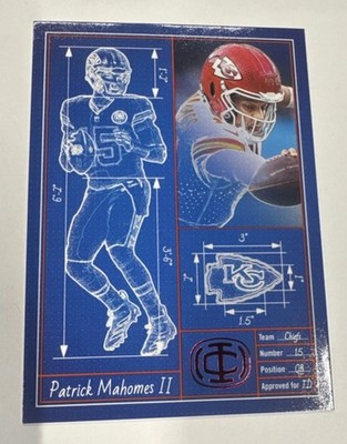 PATRICK MAHOMES II  Touchdown Architect  -25  Panini Icon TA-10- KC Chiefs