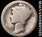 1917 Silver Mercury Dime- Scarce Better Date  No Reserve #i6217