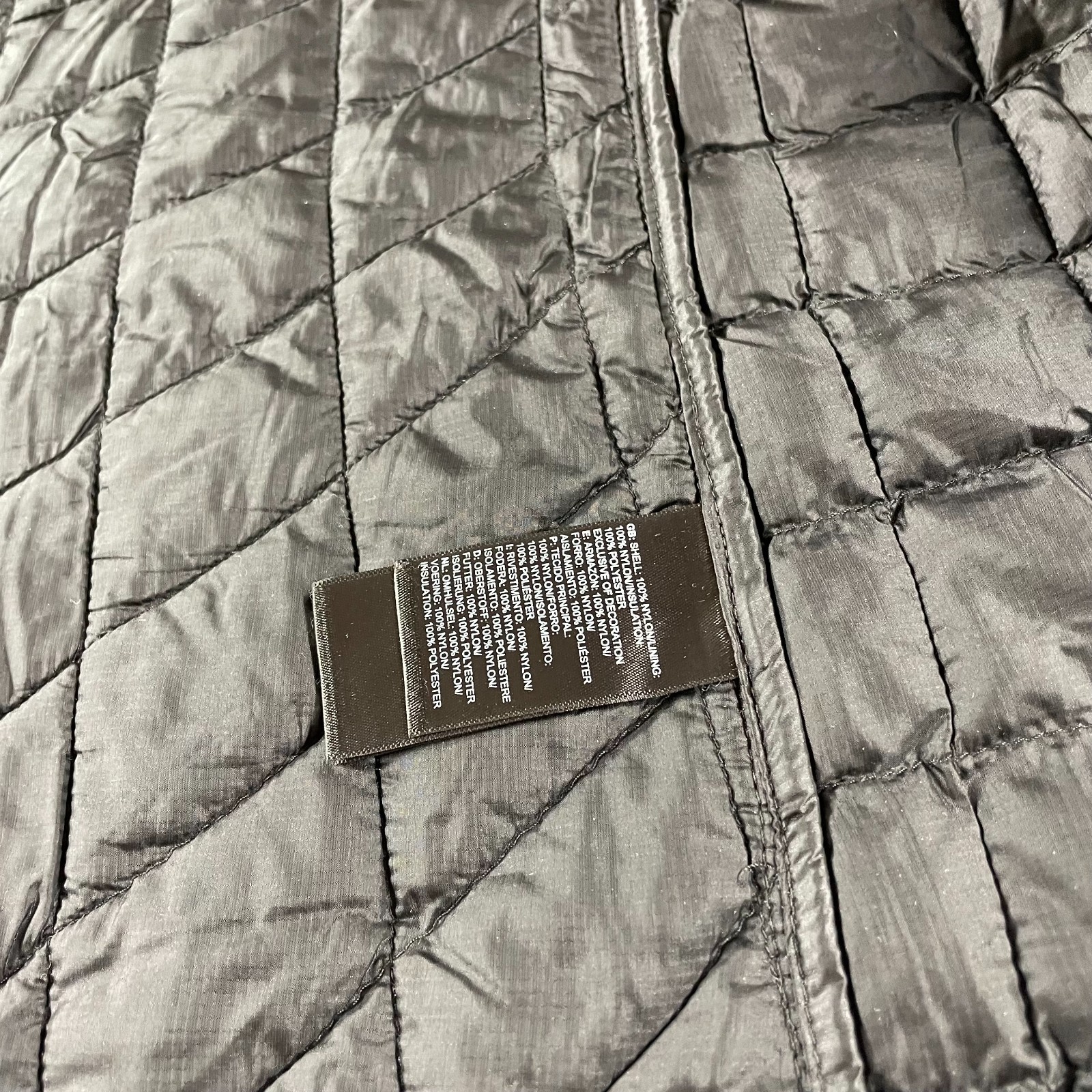The North Face Jacket Womens Small Black ThermoBall Eco Quilted Puffer Full Zip
