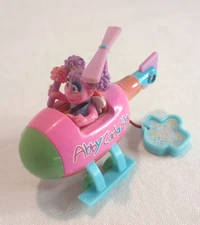 2008 Sesame Workshop Abby Cadabby Pull String Helicopter Toy Works