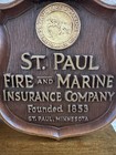 VINTAGE ST PAUL FIRE AND MARINE INSURANCE COMPANY SHIELD WALL PLAQUE SIGN 11X9.5 — photo 3