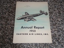 OLD 1950 EASTERN AIRLINES ANNUAL REPORT
