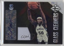 2012-13 Limited Glass Cleaners Memorabilia 31/49 Zach Randolph #15 Auto 0b2