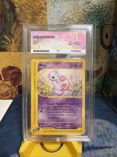 Mew 55/165 Expedition Base Set Non-Holo Rare Ace 1 Pop 1  WOTC