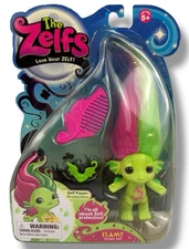 The Zelfs Flamy Dragon Zelf Doll Figure Troll Moose Retired New in Package