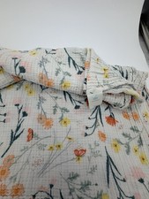 Cloud Island Muslin Swaddle Blankets, Yellow Polka Dot and Butterfly Flowers 2