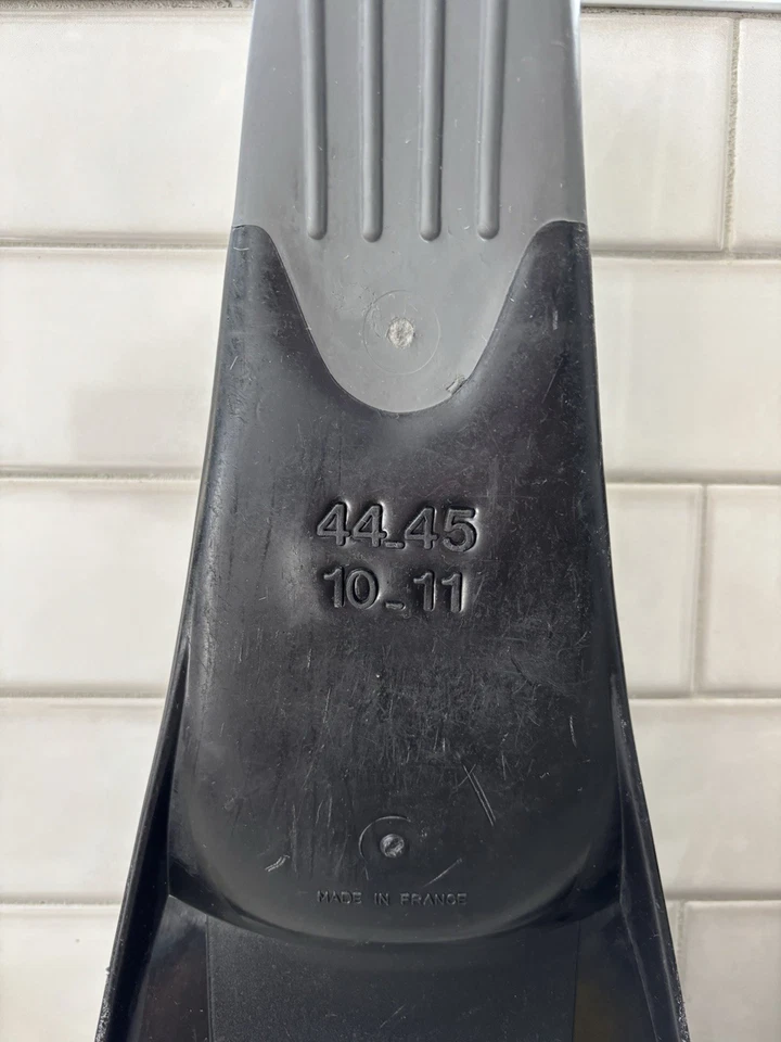 Beuchat Voyager 美国尺寸 10-11 浮潜/潜水 Fins 法国制造 — 第 3/4 张图片