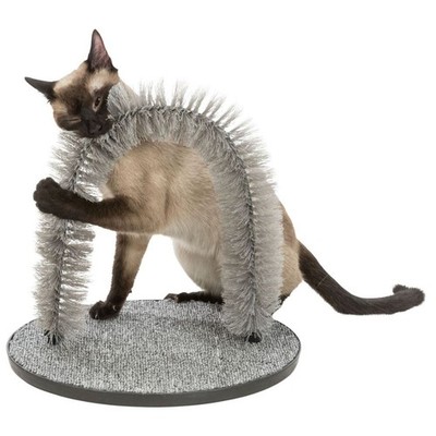 Trixie Katzenmassage Fellpflegebogen 36 x 33 cm Katzenbürste Kratzplatte 23130