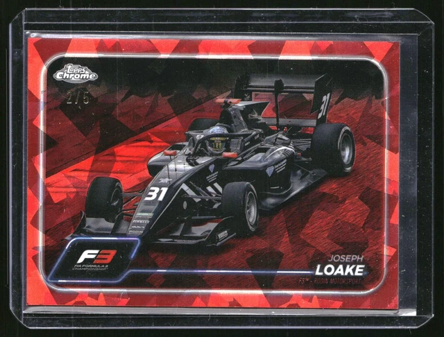 2024 Topps Chrome Sapphire Formula 1 F1 Joseph Loake Red 2/5 #143