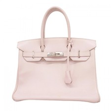 Hermes Hermès Birkin 30 Swift Rose Dragee Handbag (K Stamp) for Women