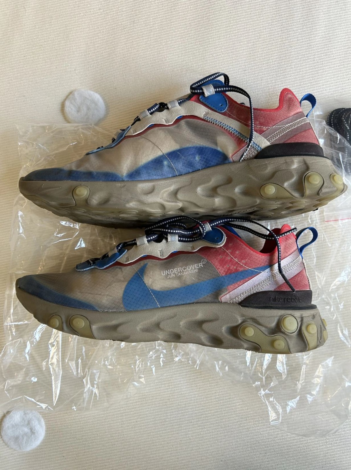 Nike React Element 87 Undercover Light Beige Chalk - image 1