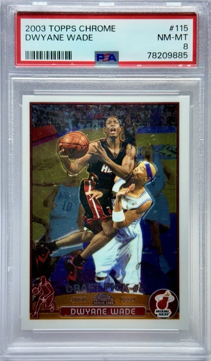 Topps Dwyane Wade Basketball Rookie Sports Trading Cards