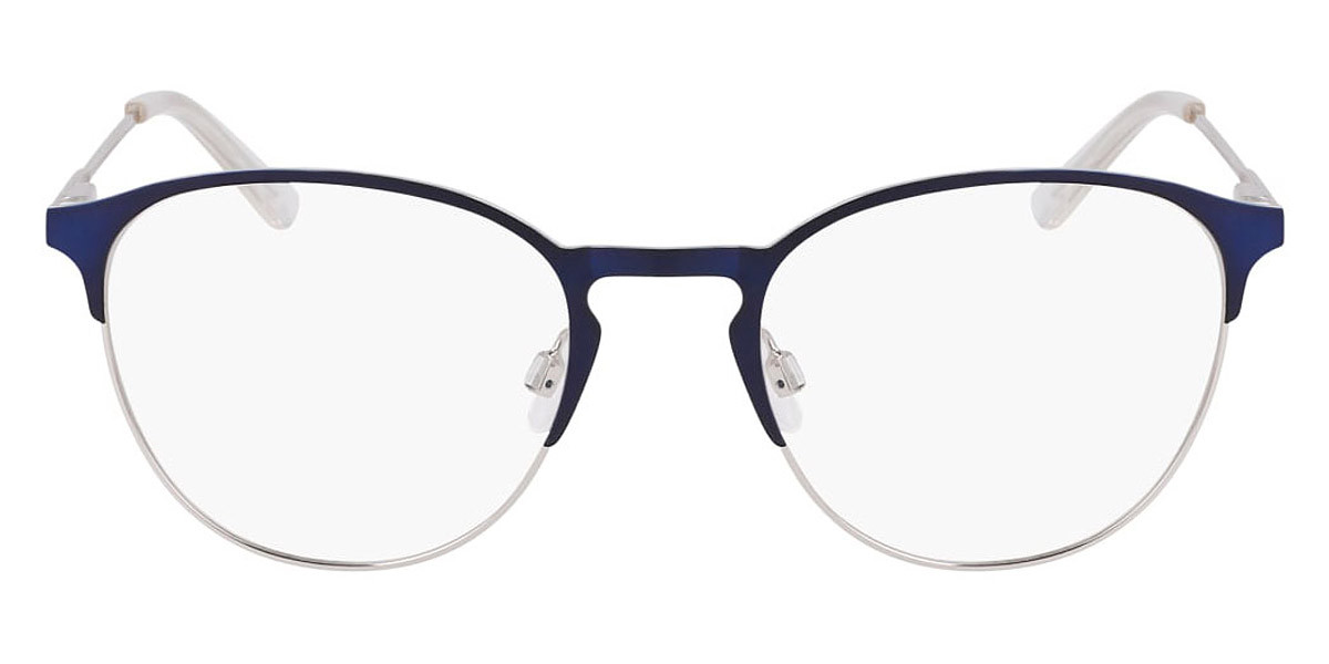 Lenton and Rusby LR4505 Eyeglasses Unisex Navy Silver 50mm New 100% Authentic