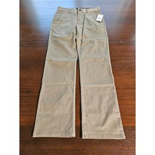 Volcom Frickin Modern Stretch Chino Pants Youth Size 24 8 Khaki Beige NWT