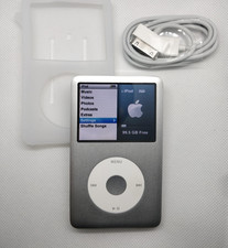 Apple iPod Classic - 7a/6a generazione, argento (batteria 3000mah, completamente ricondizionato)