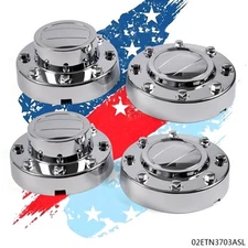 Fit For 2011-2018 Dodge Ram 3500 1-TON Dually Alcoa Alloy Wheel Center Caps