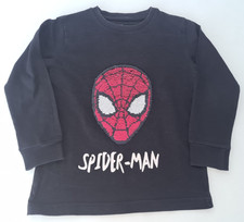 Marvel Spiderman Jungen Shirt langarm Wendepa...