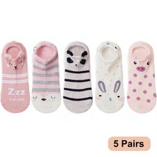 5 pairs women cotton socks stereoscopic Cute Animal Female Kawaii Cat With Dog S