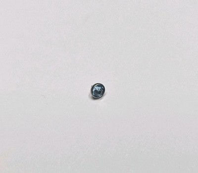 2 Stk. Dermal Anchor Aufsatz,  3mm , Gewindestärke 1,2mm , light Blue, Borelia
