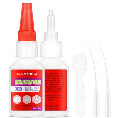 2-Pack Metal Glue, High Strength Super Glue for Metal to Plastic, Wood, Rubbe...