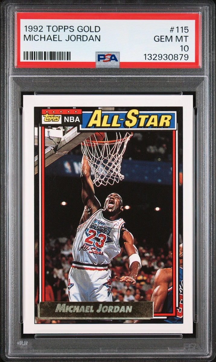 Michael Jordan Basketball Grade 10 1992-93 Season Sports Trading