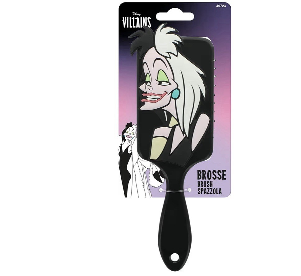 Brosse 3D Disney Cruella pour la routine capillaire des enfants