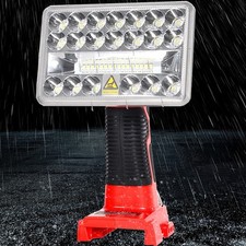 2000LM LED-Arbeitsleuchte für Milwaukee 18V Akku 18W Tragbarer Flutlichtstrahler