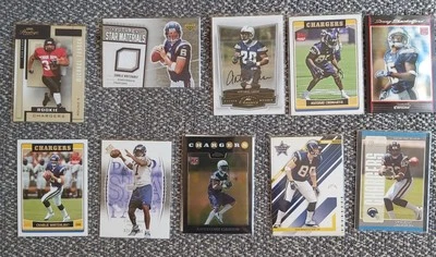 Rookie Card Lot Los Angeles/San Diego Chargers mit Auto, Memorabilia, Numbered - Bild 1 von 2