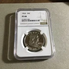 1963 Proof Franklin Half Dollar PF 68 NGC. Gorgeous Proof.