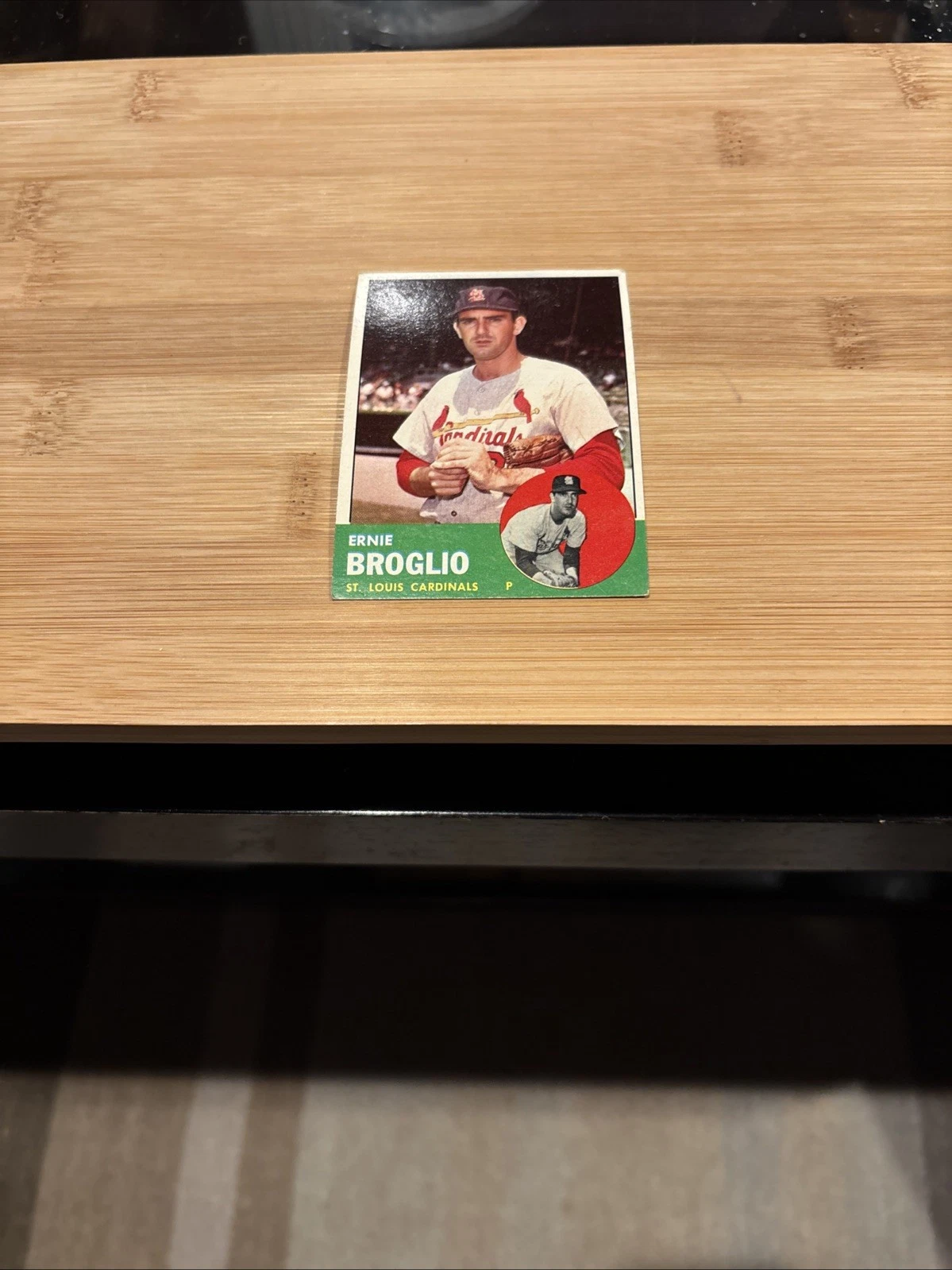 1963 Topps # 313 Ernie Broglio Vg
