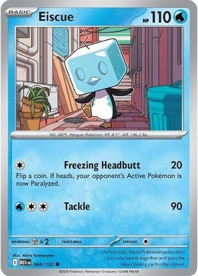 Eiscue Common ME01: Mega Evolution 044/132 NM