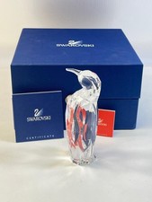 Swarovski Cystal 5" Father Penguin w/ Box & Certificate