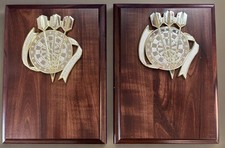 LOT of 2 Billiards/Pool Plaques/Awards/Trophy-NEW Good Condition