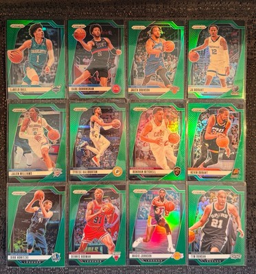 2024-25 Prizm GREEN Complete Your Set You Pick Basketball Card #1-300 NBA