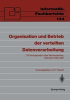 Ferdinand Peischl | Organisation Und Betrieb Der Verteilten Datenverarbeitung