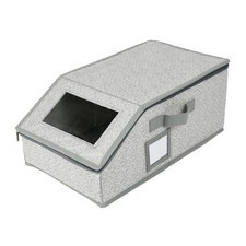 Stackable Baseball Cap Organizer Dust-Proof Large Capacity with Zipper Closure