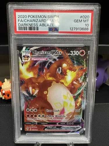 2020 Pokémon Darkness Ablaze Charizard Vmax 020/189 PSA 10