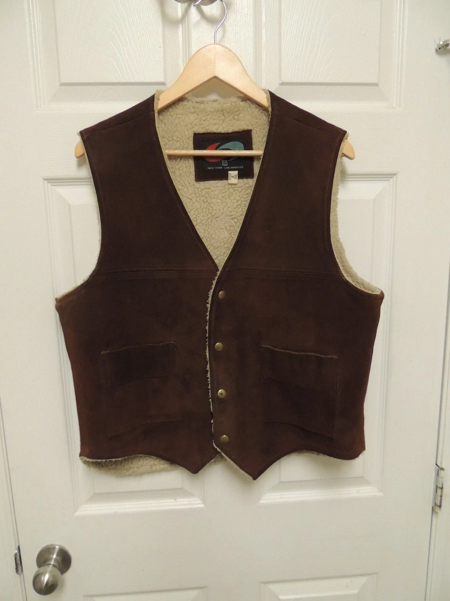 Cowhide vest cheap
