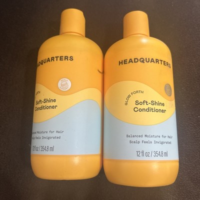 Headquarters Soft-Shine Shampoo & Conditioner Combination Scalp & Hair 2 Bottles