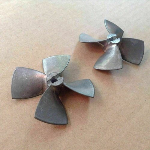 Great 4-Blade OD 60mm Aluminum Alloy Propeller Prop for 4mm Shaft RC Boat - Picture 5 of 11