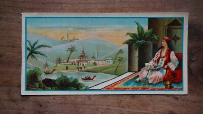 CHROMOLITHOGRAPHIE - WERBEETIKETT VOR DEM BRIEF - 1900er Jahre 