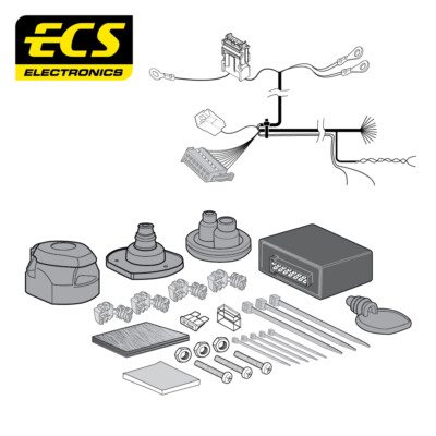 ECS 13 Pin Car Towbar Electrics Wiring For BMW 5 Series Touring Estate 2004-2014