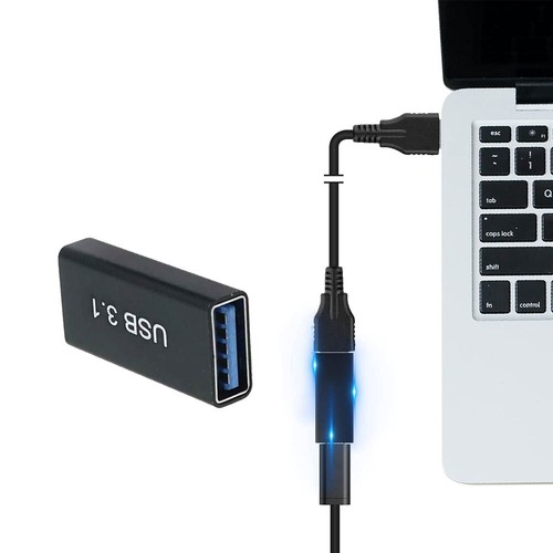 USB 3.0 Coupler Female to USB Type C Female Adapter Extender Converter 1pc, - Picture 7 of 11