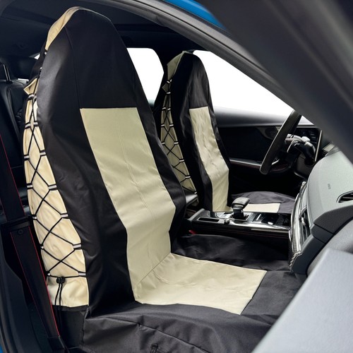 Waterproof Canvas Light Beige High Back Car Seat Covers For Acura RLX - Bild 1 von 6