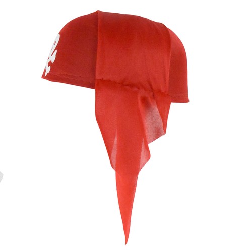 Pirata Durag Do-rag Skull Cap Costume Accesorio Sombrero estructurado - Imagen 2 de 6