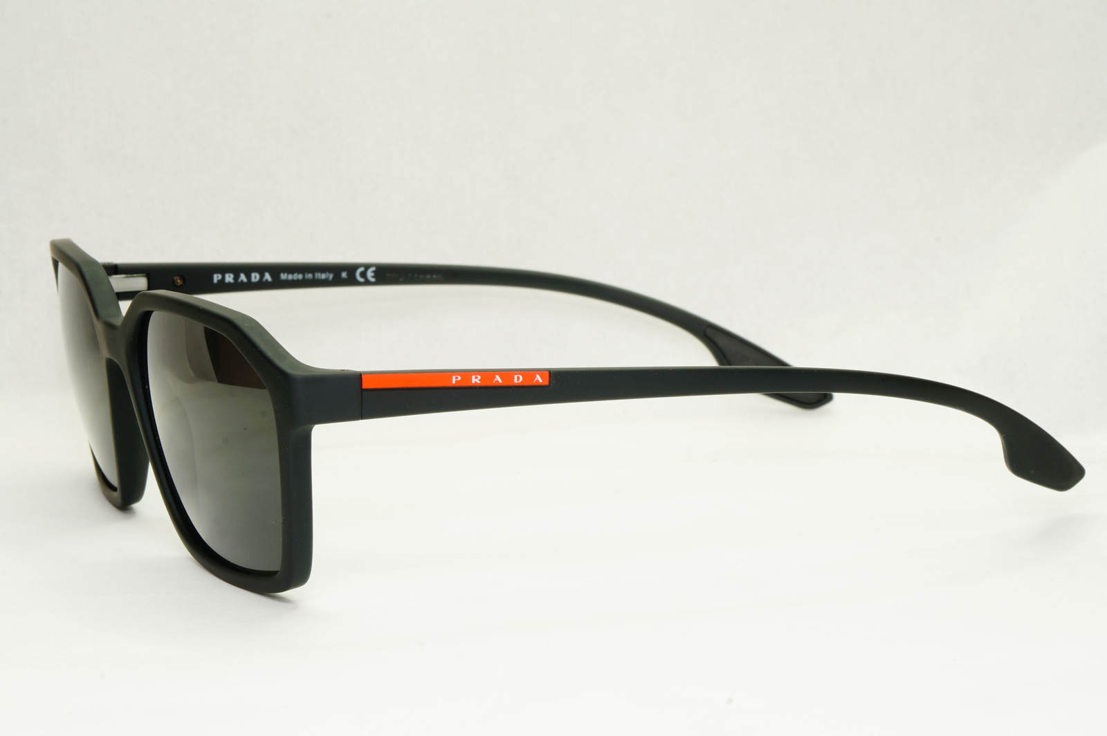 Prada Sunglasses Black Matte Square Angular PS02M… - image 4