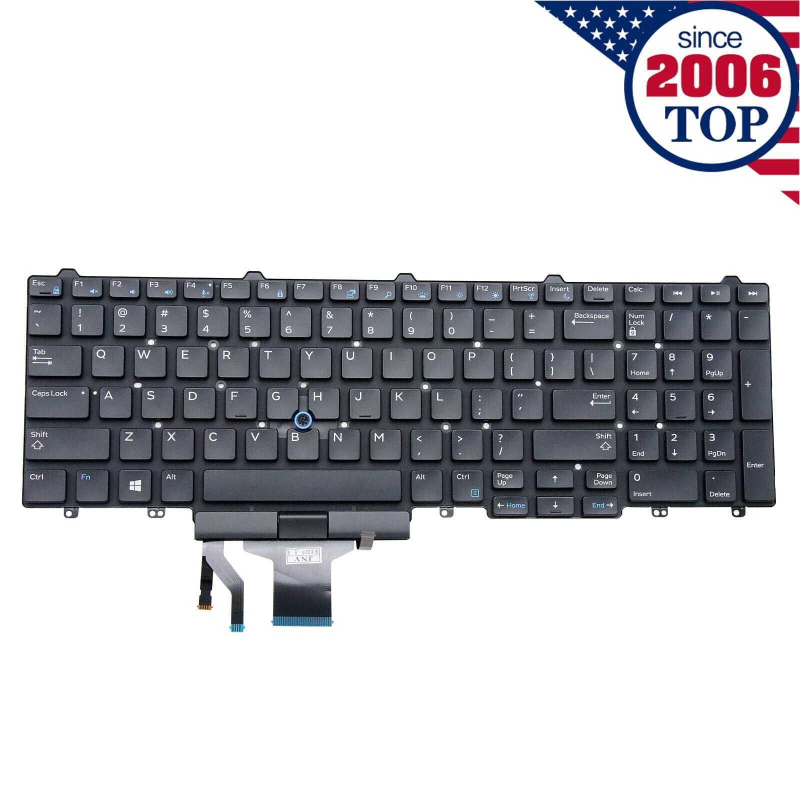 Genuine US Keyboard Backlit for Dell Latitude E5570 E5550 5550 E5580 383D7